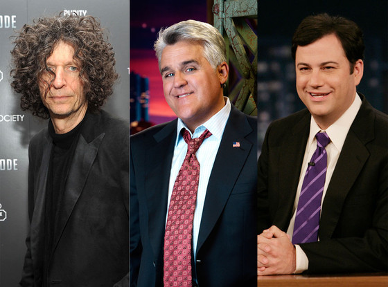 Jimmy Kimmel, Jay Leno, Howard Stern Jimmy Kimmel, Jay Leno, Howard Stern